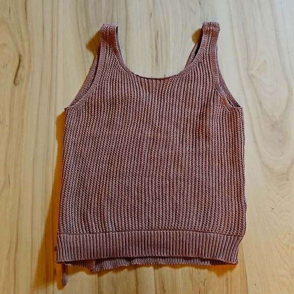 Moon & Madison Knit Tank Pink - Picture 3 of 7